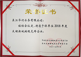 2018年太湖新城納稅先鋒企業